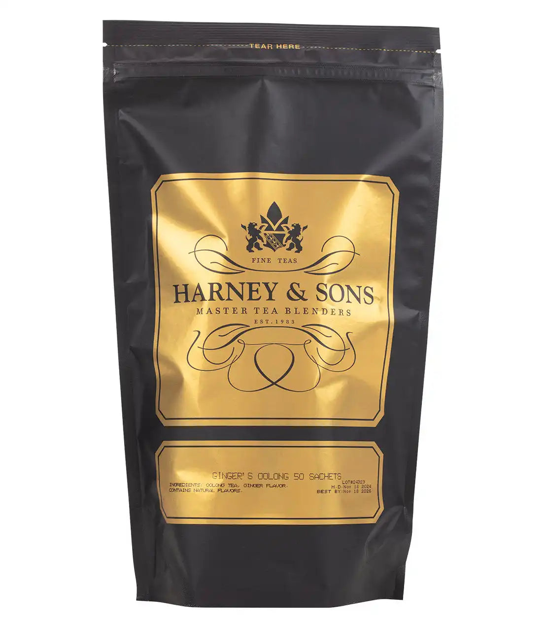 Ginger's Oolong, Bag of 50 Sachets