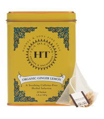 Organic Ginger Lemon, HT Tin of 20 Sachets