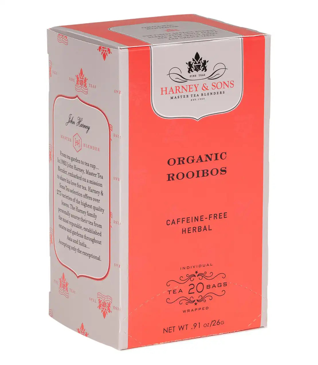 Organic Rooibos, Box of 20 Premium Teabags