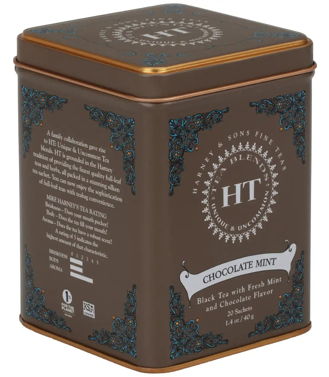 Chocolate Mint, HT Tin of 20 Sachets